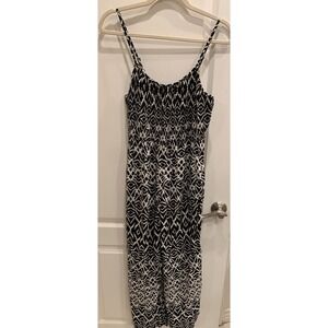 Angie Black and white Jumpsuit Thin straps Sz M